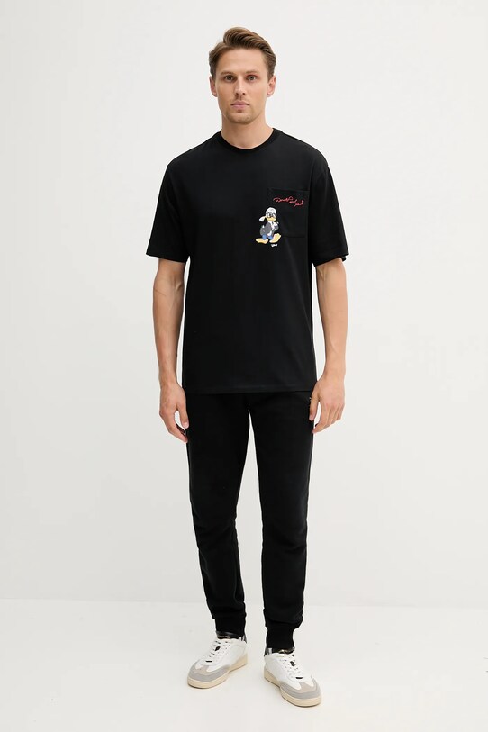 Bavlněné tričko Karl Lagerfeld DISNEY 553270.755097 černá AW25
