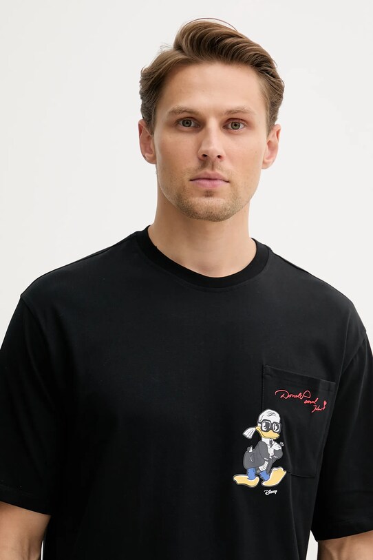 Bavlněné tričko Karl Lagerfeld DISNEY černá 553270.755097