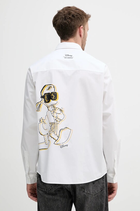 Odzież Karl Lagerfeld koszula bawełniana DISNEY 553270.605988 biały