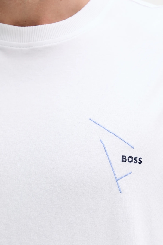 BOSS Orange tricou din bumbac 50546374 alb