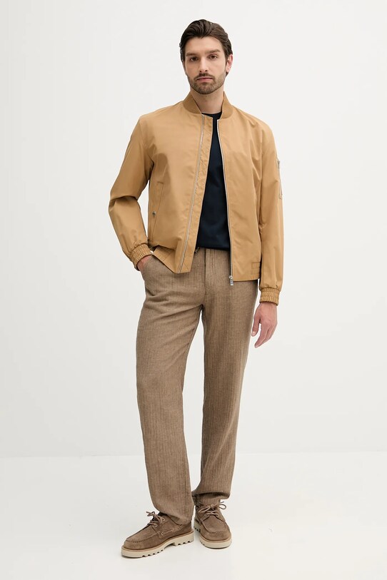 BOSS Orange tricou din bumbac 50546374 bleumarin AW25
