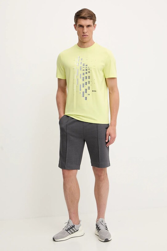 BOSS Green t-shirt 50543808 zielony AW25