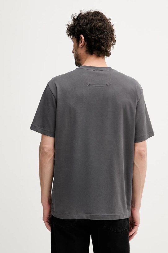 Bavlnené tričko BOSS Green 50544316 sivá AW25