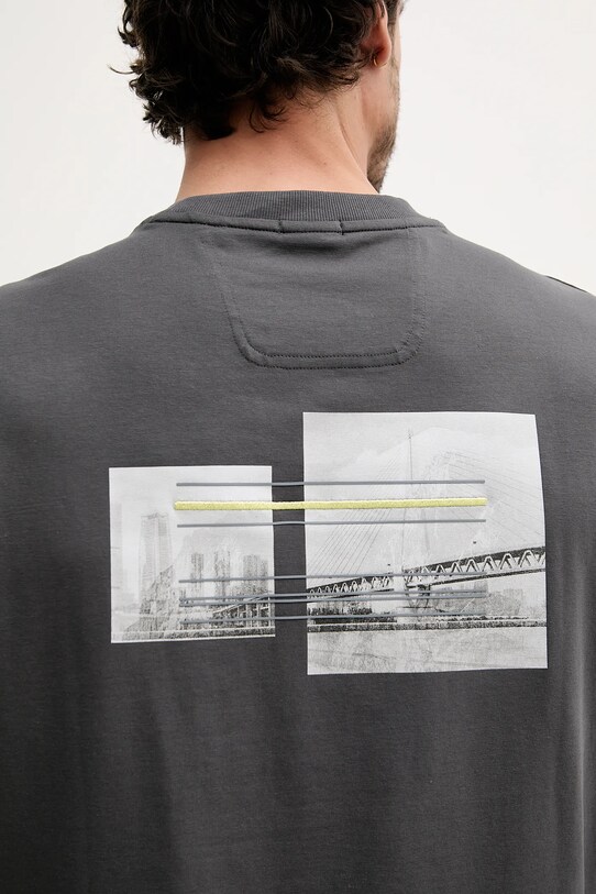 BOSS Green tricou gri 50545869
