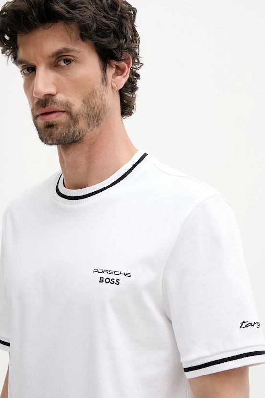 BOSS tricou din bumbac alb 50543341