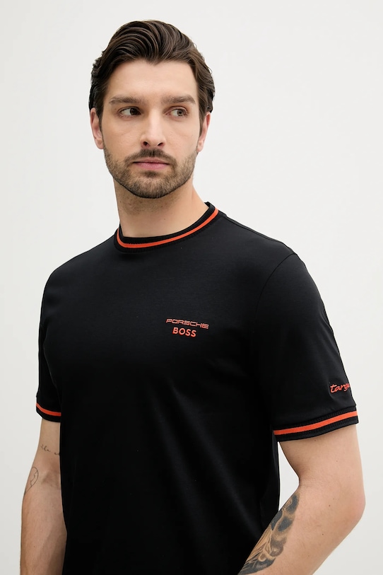 BOSS tricou din bumbac negru 50543341