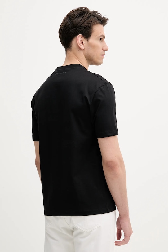 Oblečení Bavlněné tričko Karl Lagerfeld 553240.755160 černá
