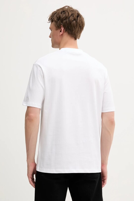 Îmbrăcăminte Karl Lagerfeld tricou din bumbac 553225.755151 alb