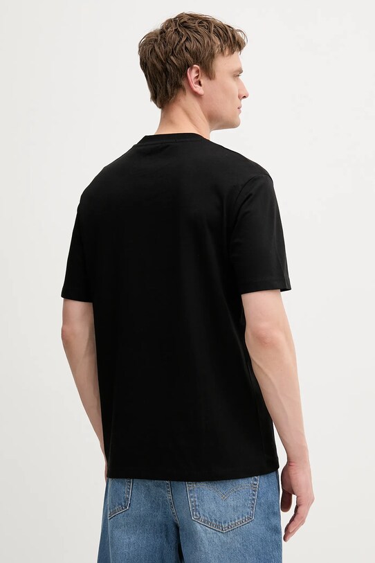 Îmbrăcăminte Karl Lagerfeld tricou din bumbac 553225.755145 negru