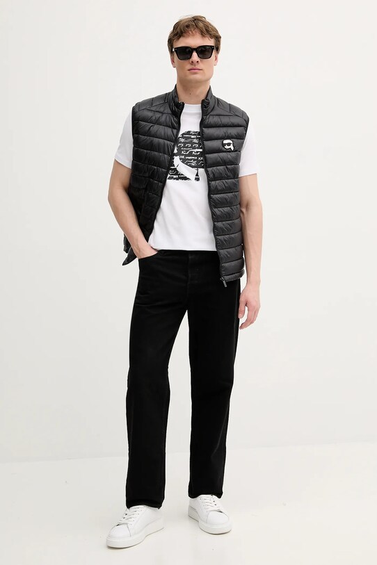 Karl Lagerfeld tricou 553235.755042 alb AW25