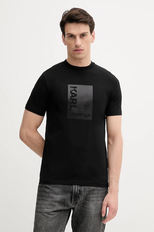Karl Lagerfeld tricou print negru 553235.755038