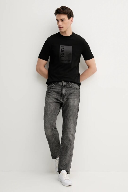 Karl Lagerfeld tricou 553235.755038 negru AW25