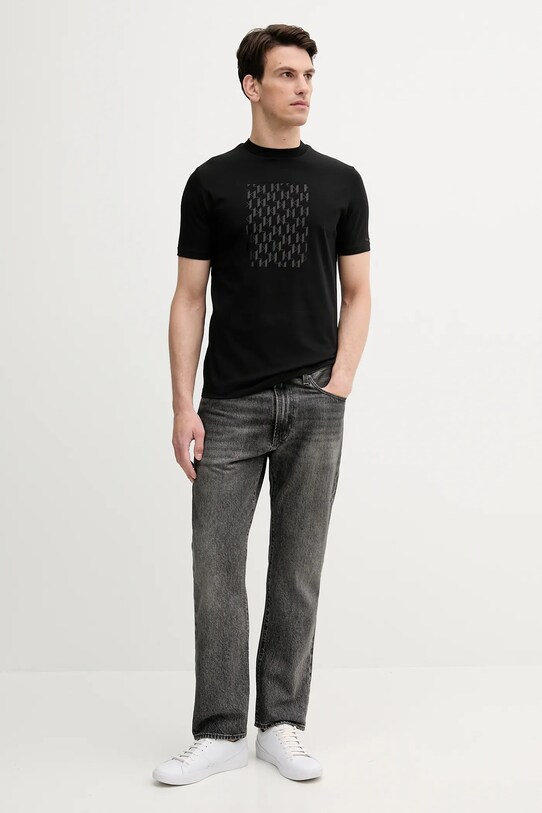 Karl Lagerfeld tricou 553235.755037 negru AW25
