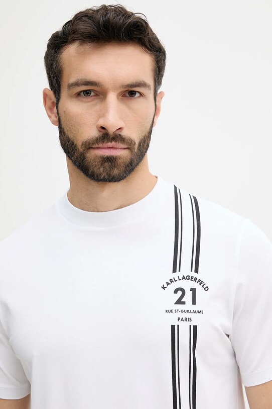 Karl Lagerfeld tricou alb 553235.755050