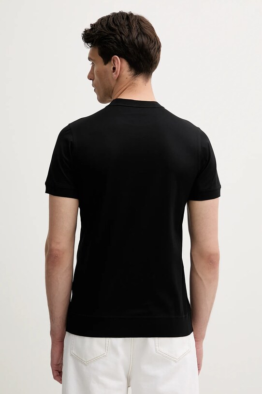 Odzież Karl Lagerfeld t-shirt bawełniany 553200.755000 czarny