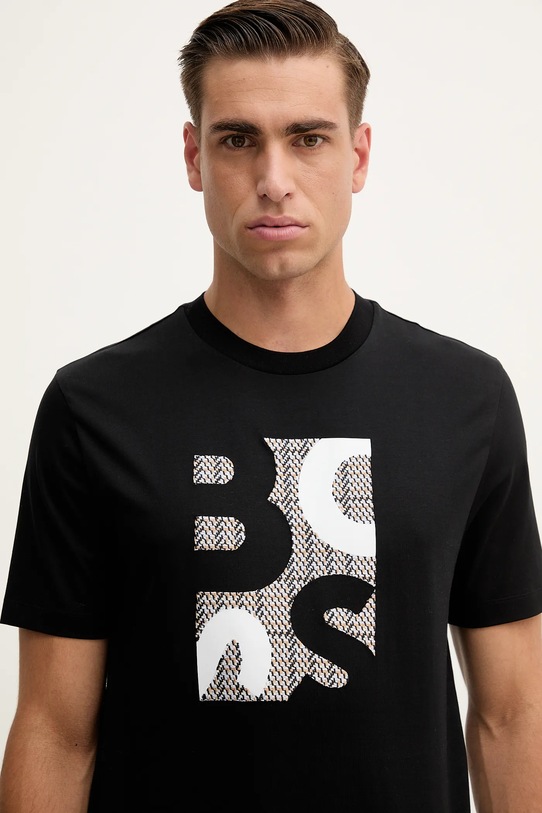 BOSS tricou din bumbac negru 50543901