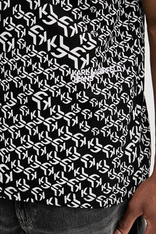 Karl Lagerfeld Jeans t-shirt bawełniany A3M17114 czarny