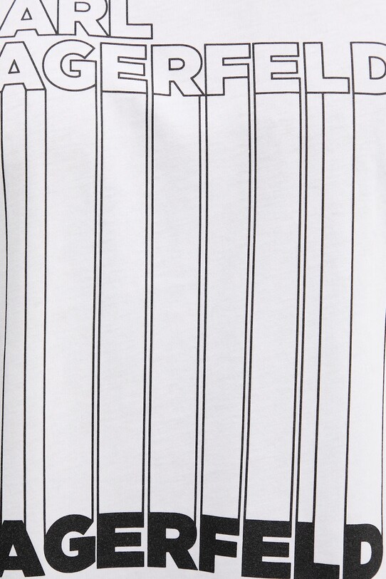 Karl Lagerfeld Jeans tricou A3M17002 alb
