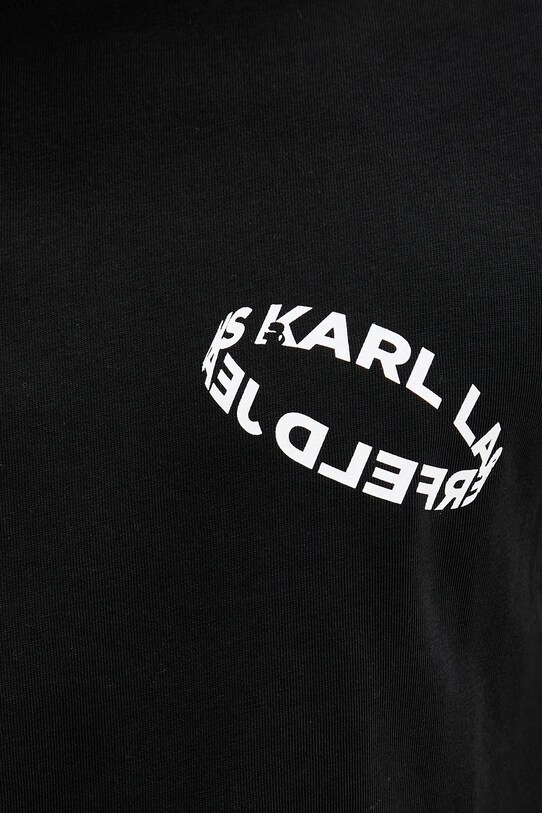 Karl Lagerfeld Jeans tricou din bumbac A3M17031 negru