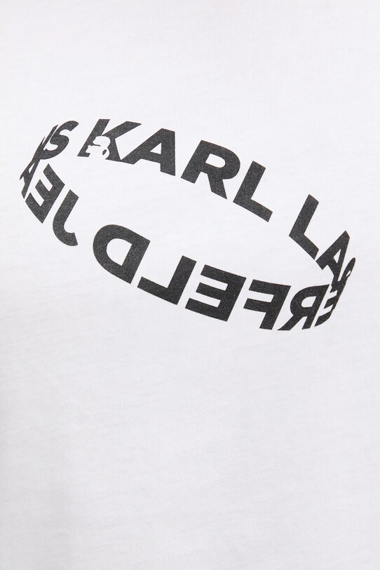 Karl Lagerfeld Jeans tricou A3M17037 alb