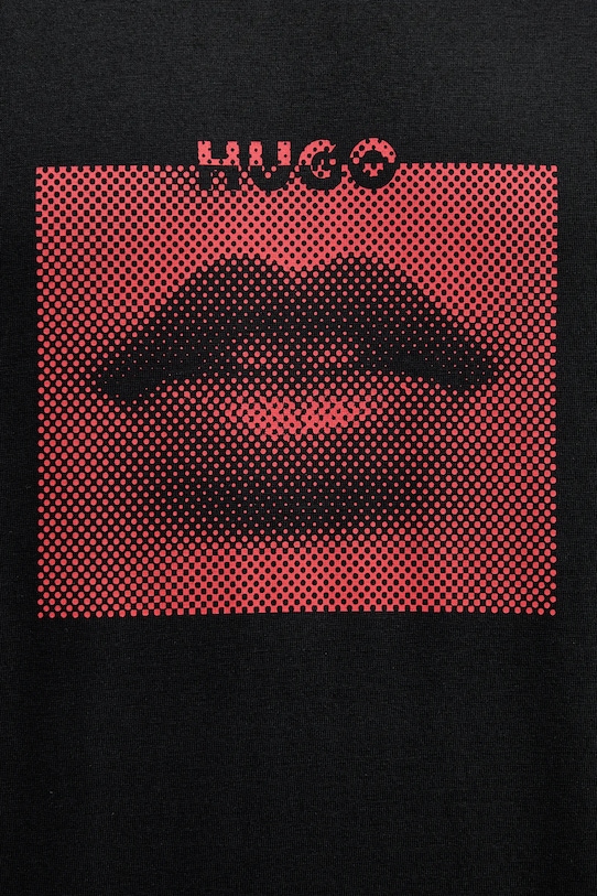 HUGO tricou din bumbac 50544496 negru