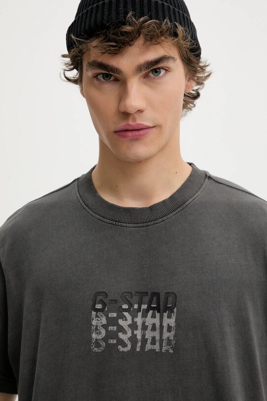 Îmbrăcăminte G-Star tricou din bumbac D26049.C756 gri