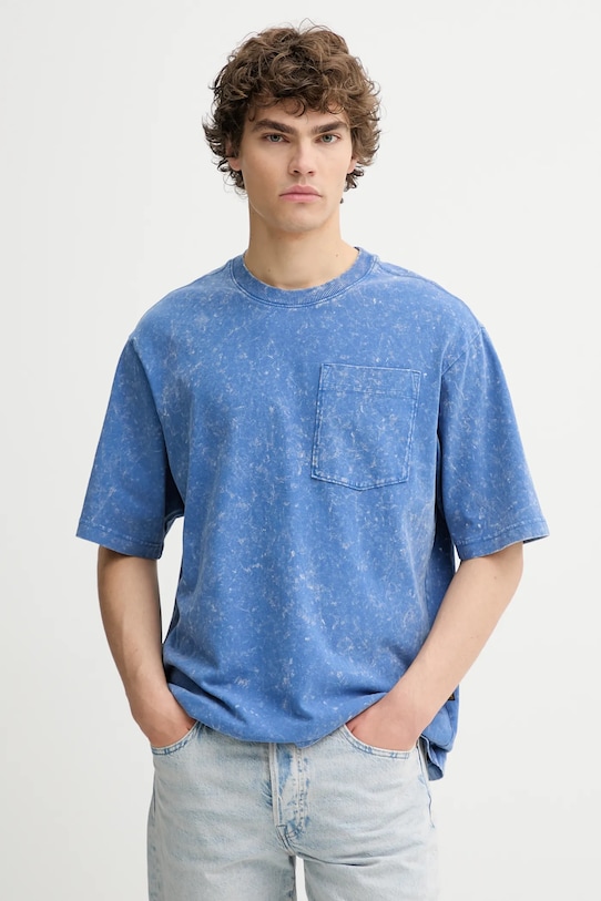 G-Star tricou din bumbac uni violet D26031.C756