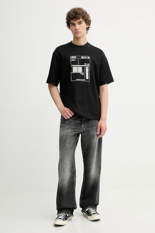 G-Star t-shirt bawełniany D26052.D959 czarny AW25