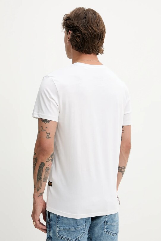 Odzież G-Star t-shirt bawełniany D26041.C506 biały