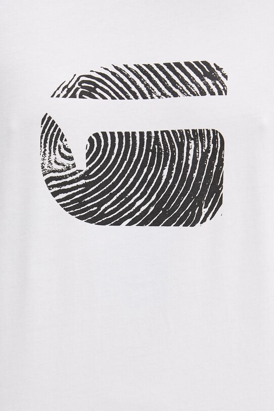 G-Star t-shirt bawełniany D26041.C506 biały
