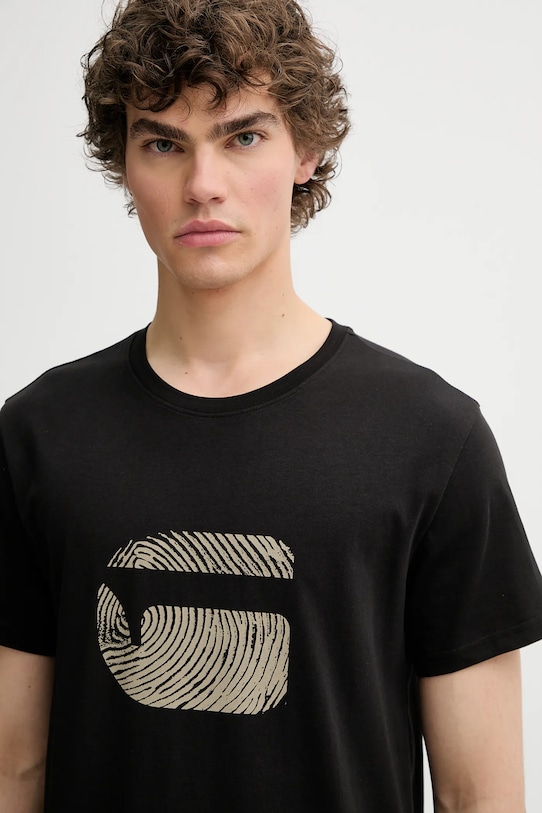 G-Star tricou din bumbac negru D26041.C506