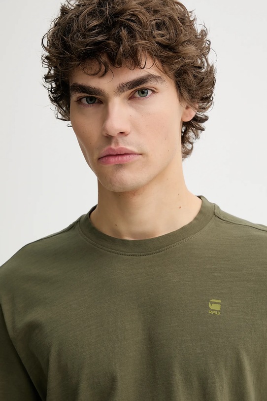 G-Star tricou din bumbac verde D26043.C372