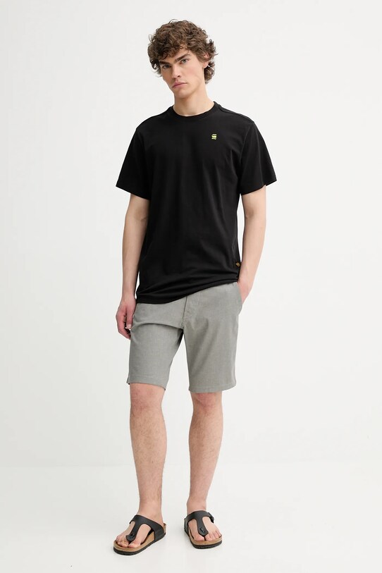 G-Star t-shirt bawełniany D26043.C372 czarny AW25