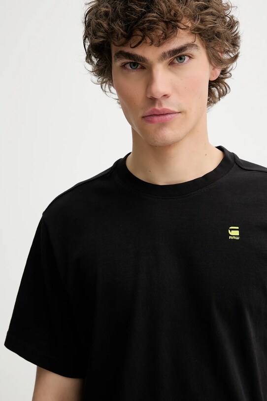 G-Star t-shirt bawełniany czarny D26043.C372