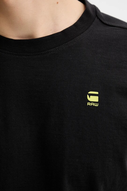 G-Star t-shirt bawełniany D26043.C372 czarny