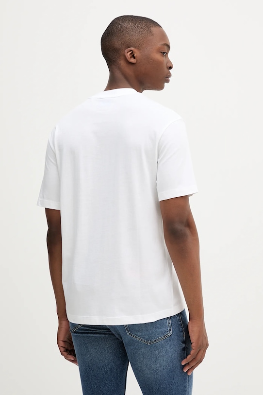 Одяг Бавовняна футболка Hugo Blue 50543494 білий