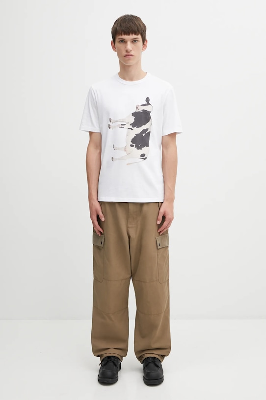 Pamučna majica Barbour x Paul Smith T-Shirt MTS1525WH11