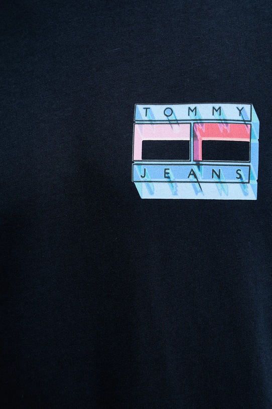 Tommy Jeans tricou din bumbac DM0DM21980 bleumarin