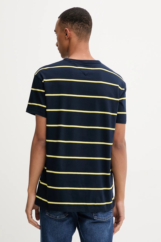 Oblečení Bavlněné tričko Tommy Jeans DM0DM21983 námořnická modř