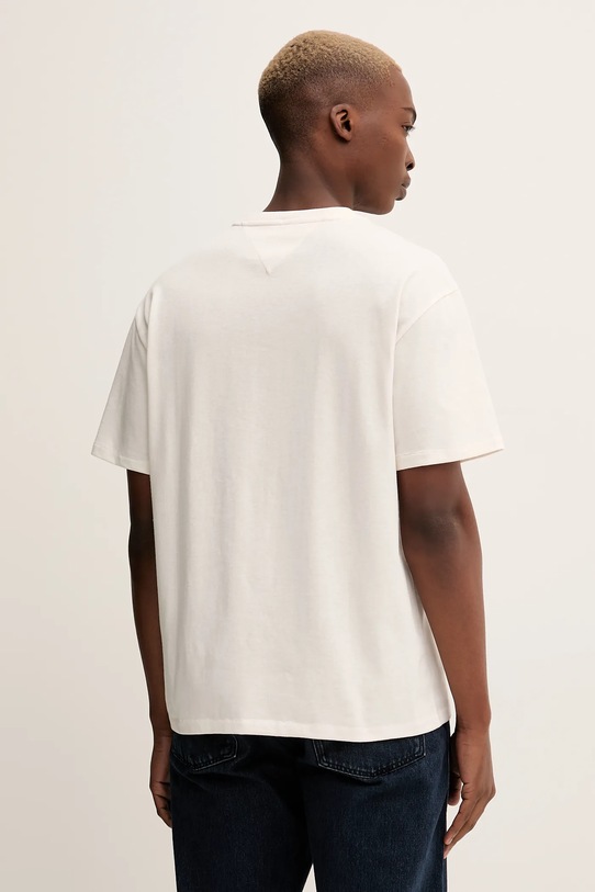 Oblečení Bavlněné tričko Tommy Jeans DM0DM22051 béžová