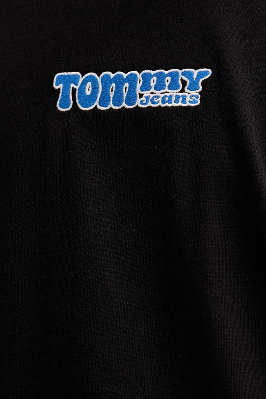 Bavlněné tričko Tommy Jeans DM0DM22051 černá
