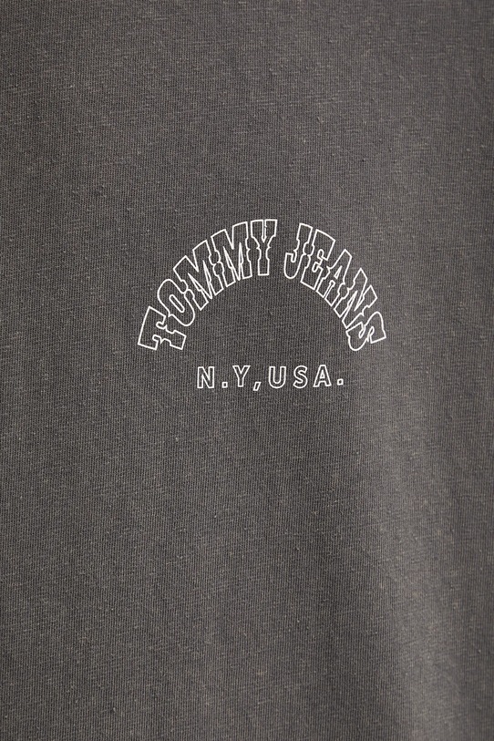 Бавовняна футболка Tommy Jeans DM0DM22059 сірий