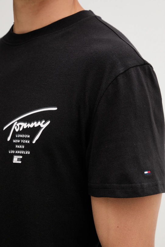Tommy Jeans t-shirt bawełniany DM0DM22120 czarny