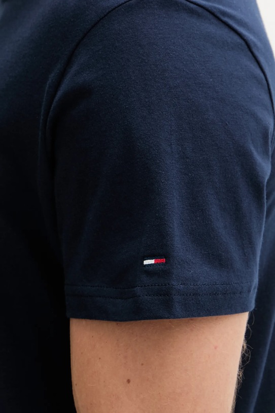 Tommy Jeans t-shirt bawełniany granatowy DM0DM22127