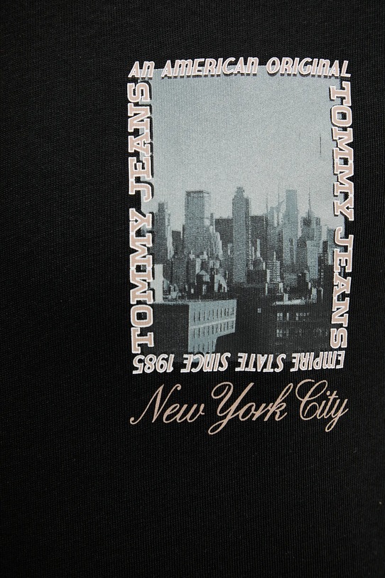 Tommy Jeans t-shirt bawełniany DM0DM22128 czarny