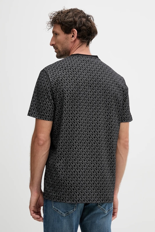 Ρούχα Βαμβακερό μπλουζάκι Michael Kors CS5529A5KS μαύρο