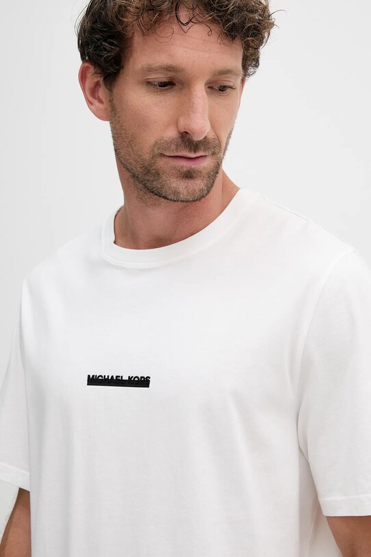 Michael Kors t-shirt bawełniany biały CT552LLFV4