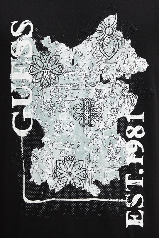 Guess tricou din bumbac M5YI12.I3Z14 negru