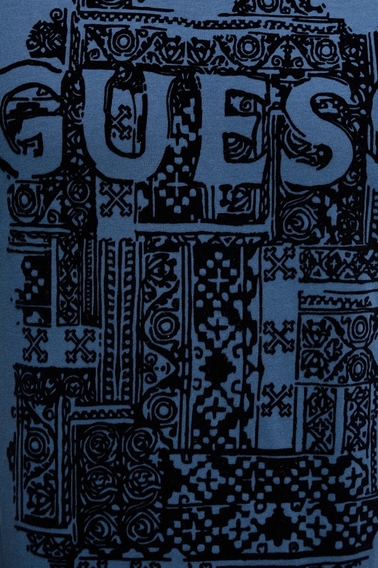 Guess t-shirt bawełniany M5YI13.I3Z14 niebieski