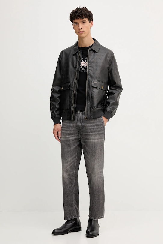 Guess tricou din bumbac M5YI14.I3Z14 negru AW25